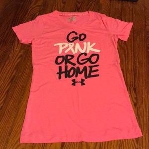 Under Armour women's Power in Pink t shirt